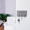 Pavilion Gift Company - Retired To - Magnetic Key Rack with 3 Keyrings - Decorative Trays and Platters - 2 of 4