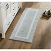 Hotel Bath Rug 100% Premium Cotton Tufted Two Tone Reversible Bathroom Rug, Soft & Water Absorbent, Machine Washable Bath Mat - 2 of 4