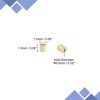 Unique Bargains Mini Smooth Loose Glass Bugle Beads for DIY Earrings Necklaces Making 1400 Pcs - 2 of 4