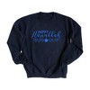 Simply Sage Market Women's Graphic Sweatshirt Happy Hanukkah Blue - 2 of 4