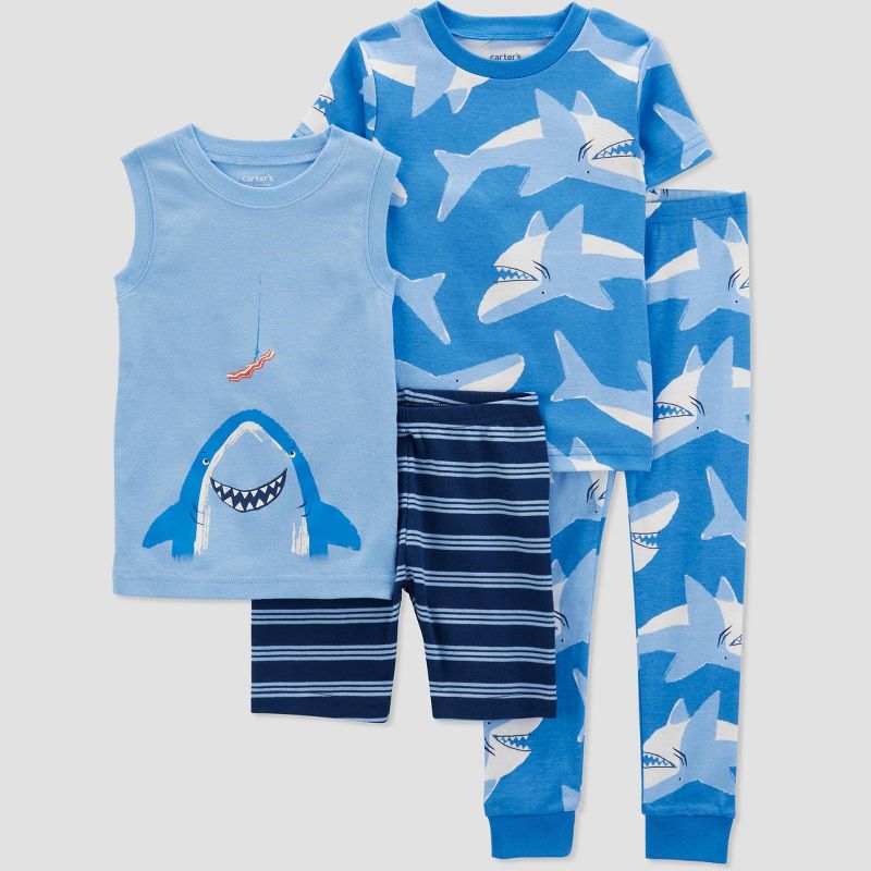 Carter's Just One You®️ Toddler Boys' 4pc Pajama Set, 1 of 5