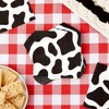 Blue Panda 100 Pack Cow Print Napkins for Farm Animal Birthday Party Supplies, 2-Ply, 6.5 x 6.5 In - 2 of 4