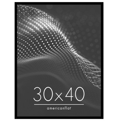 Americanflat Poster Frame - Perfect for Photos and Artwork - Black