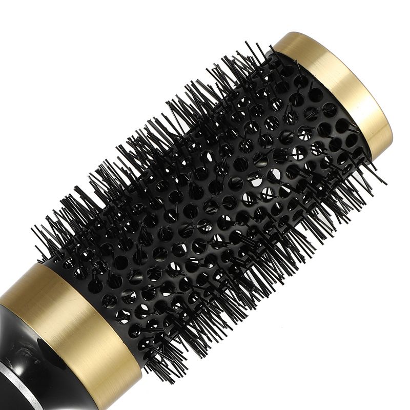 Unique Bargains Round Hair Brush Nano Thermal Ceramic Black 1.77", 5 of 7