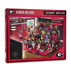 NCAA Georgia Bulldogs Purebred Fans 'A Real Nailbiter' Puzzle - 500pc - 1 of 3