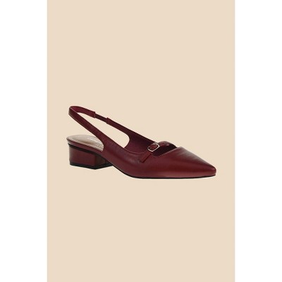 Women's Wo's Maude Pointed Toe Slingback Low Heel - CHINESE LAUNDRY