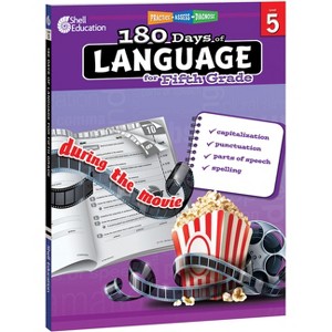 180 Days(tm) Language for Fifth Grade - (180 Days of Practice) by  Suzanne Barchers (Paperback) - 1 of 1