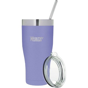 Healthy Human Stainless Steel Tumbler with Straw & Lid | (32oz, Lilac) - 1 of 4