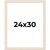 PosterPalooza | 24x30 Wide Barnwood Picture Frame, UV Acrylic, 6 Finishes - Grey, Brown, White, and Black - 2 of 4