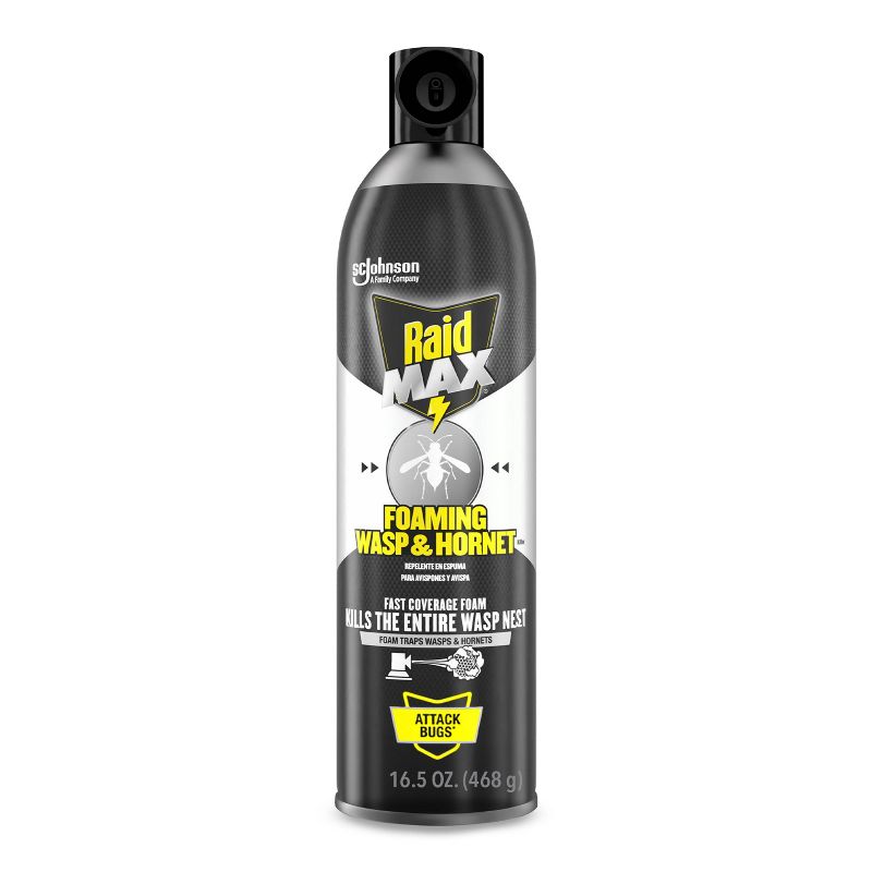 Raid Max Wasp and Hornet Foaming - 16.5oz, 1 of 17