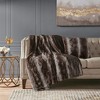 Gracie Mills Shawn Faux Brushed long Fur Square Pillow - 2 of 4