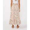 Women's Convertible Floral Smocked Skirt - LOVESTITCH - 2 of 3