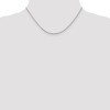 Black Bow Jewelry 1.5mm 14k White Gold Solid Diamond Cut Rope Chain Necklace - 2 of 4