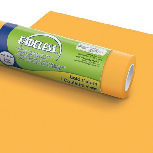 Fadeless Paper Roll, Sunset Gold, 48 Inches X 50 Feet : Target