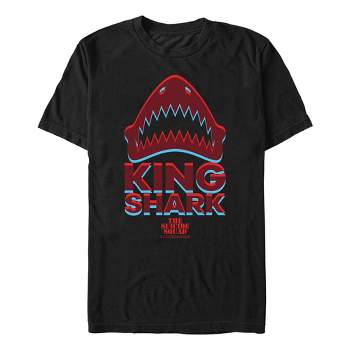 Men's The Suicide Squad King Shark Logo T-Shirt