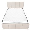 Monarch Specialties BED - QUEEN SIZE / BEIGE LINEN - 3 of 4