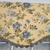 RLF Home 100% Cotton Sunrise Cornice  Fully lined Windows Rod Pocket Valance 50" x 17"  Yellow - 4 of 4