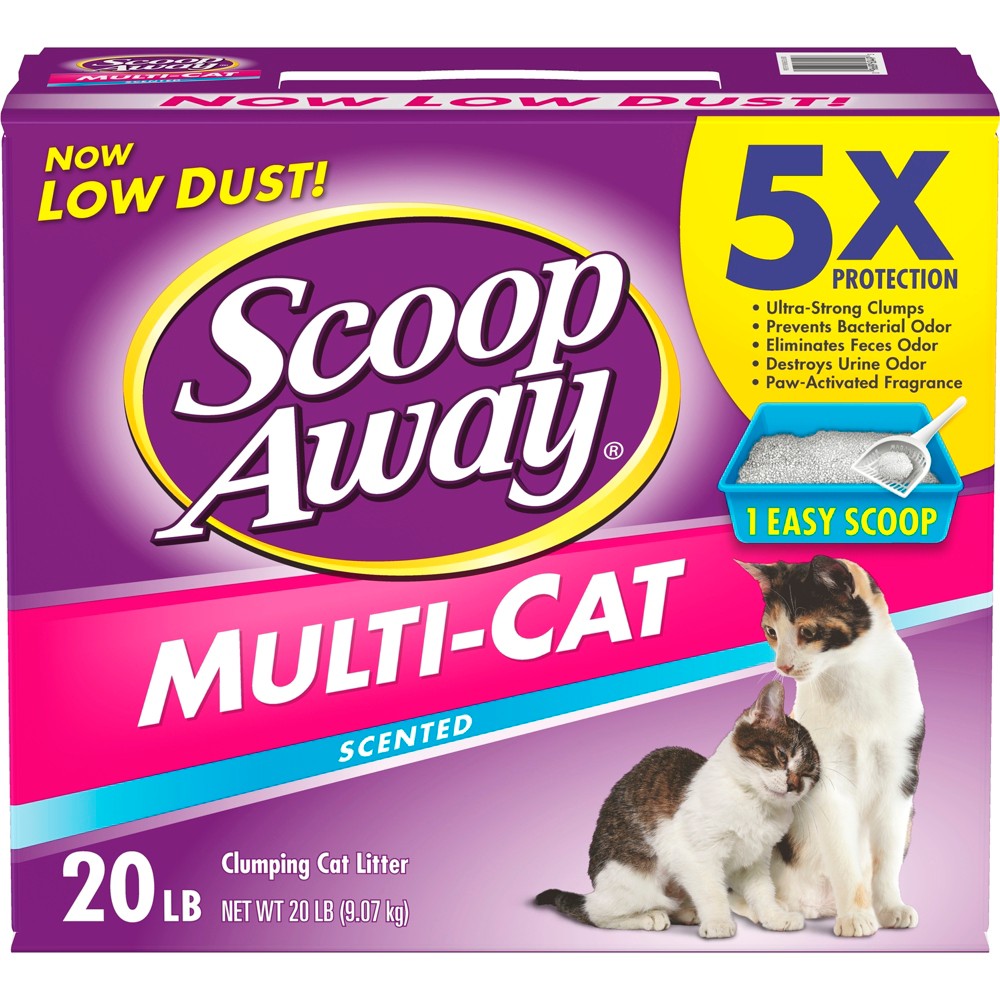 UPC 096689604493 product image for Scoop Away Multi-Cat Scented Cat Litter- 20lb | upcitemdb.com