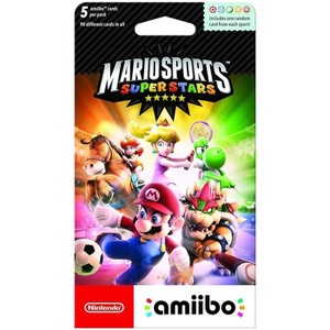 Amiibo | Nintendo Mario SPorts Superstars Amiibo Cards 5 per Pack - 1 of 3
