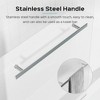 NicBex Shower Door 55"H Frameless Pivoting Tub Shower Doors with 1/4" (6mm) Thick SGCC Tempered Glass Door Panel for Bathroom - 4 of 4