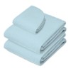 Saloniture 3-Piece Flannel Massage Table Sheet Set - Soft Cotton Flat and Fitted Sheets with Face Cradle Cover - 2 of 4