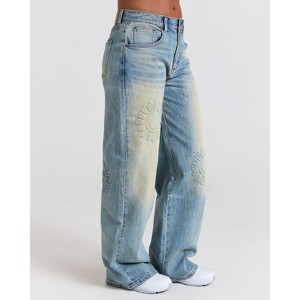 Samii Ryan | Smiley® Garden Straight Leg Jean, Denim, X-Large, 5 - 1 of 4