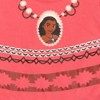 Disney Princess Moana Frozen Rapunzel Jasmine Belle Girls Romper With Skirt Overlay Little Kid to Big - 3 of 4