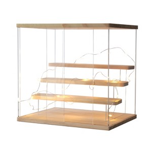 YIYIBYUS 3-tier Display Box, Clear Display Case - 1 of 4