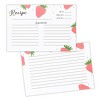 Outshine Co Premium Recipe Cards 3x5 Inches, Strawberry Design (Set of 50) - 2 of 4