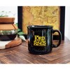 Silver Buffalo The Lord Of The Rings Gondor Black Ceramic Camper Mug | Holds 20 Ounces - 3 of 4