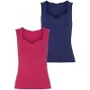 Women's 2 Pk Sweetheart Tank Tops - LASCANA - 4 of 4