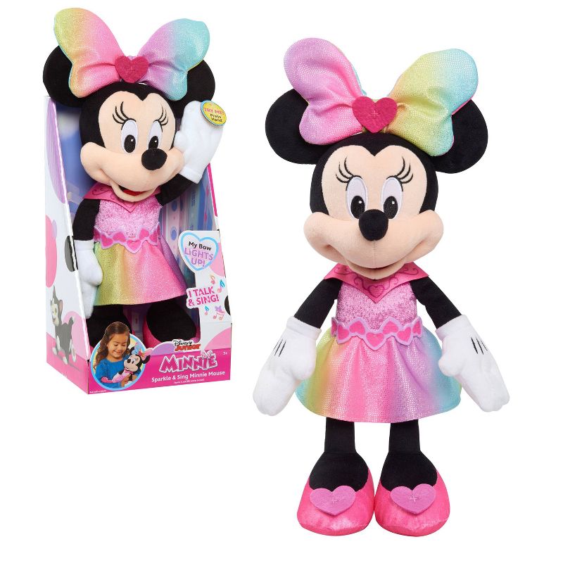 Disney Junior Sparkle &#38; Sing Minnie Mouse Plush, 6 of 13
