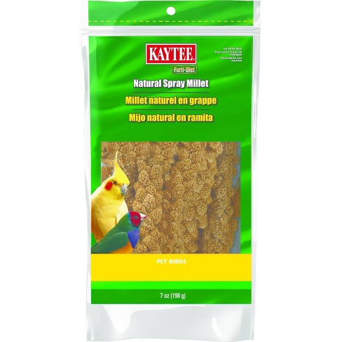 Healthy Toppings Papaya Treat for All Pet Birds : Bird Treats: Spray Millet  Treats, Seed, and Treat Sticks