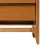 Vynxaria Unique Scandi Style Nightstand, 1 Drawer with Angled Fronts (Wood Glides), Solid Pine, 10-15 Min Assembly, Sustainable - 4 of 4