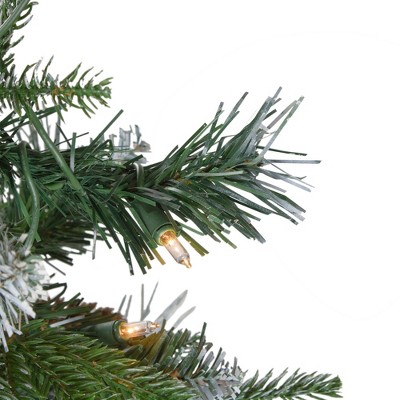 Frosted Winterberry 7ft White Pine Pre-Lit Outdoor Christmas Tree