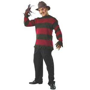 Rubies Adult Deluxe Freddy Sweater With Mask Costume - 1 of 1