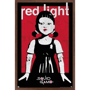 Trends International Netflix Squid Game - Red Light Framed Wall Poster Prints - 1 of 4