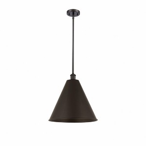Ballston Cone - 1 Light Pendant In Industrial Style-16.75 Inches Tall and 16 Inches Wide - 1 of 1