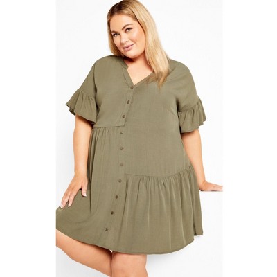 Avenue Women's Plus Size Trinity Tunic Dress