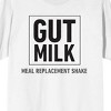 Only Murders In The Building Gut Milk Logo Crew Neck Short Sleeve Women's White T-shirt - 2 of 3