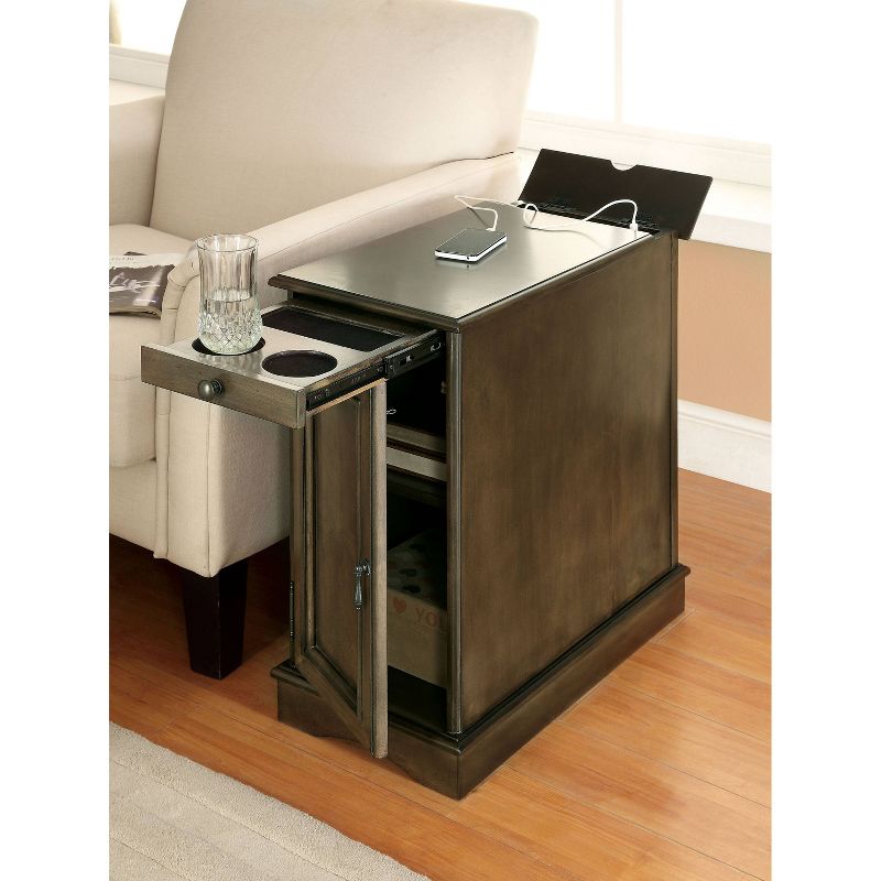 Gantzer 1 Drawer Side Table with USB Ports - HOMES: Inside + Out, 5 of 7