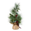 Kurt Adler 2-Foot Berries and Plaid Ribbon Green Tree - image 2 of 4