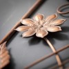 Sullivans 42" Graceful Flower Metal Trellis, Brown - 2 of 4