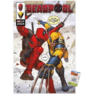 Trends International Marvel Deadpool & Wolverine - Homage Cover #1 Unframed Wall Poster Prints - 1 of 4