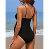 Maternity Tankini Swimsuit Adjustable Straps One-Piece Pregnancy Bathing Suit - 4 of 4