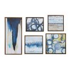 MAYEERTY Abstract 5-piece Gallery Framed Canvas Wall Art Set - 3 of 4
