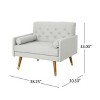 Mid-Century Modern Design Button tufted for living room-Christopher Knight Home - 4 of 4