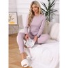 INSPIRE CHIC Women's Underwear Lightweight Long Sleeve Shirt Legging Set Winter Thermals Long Johns - 3 of 4