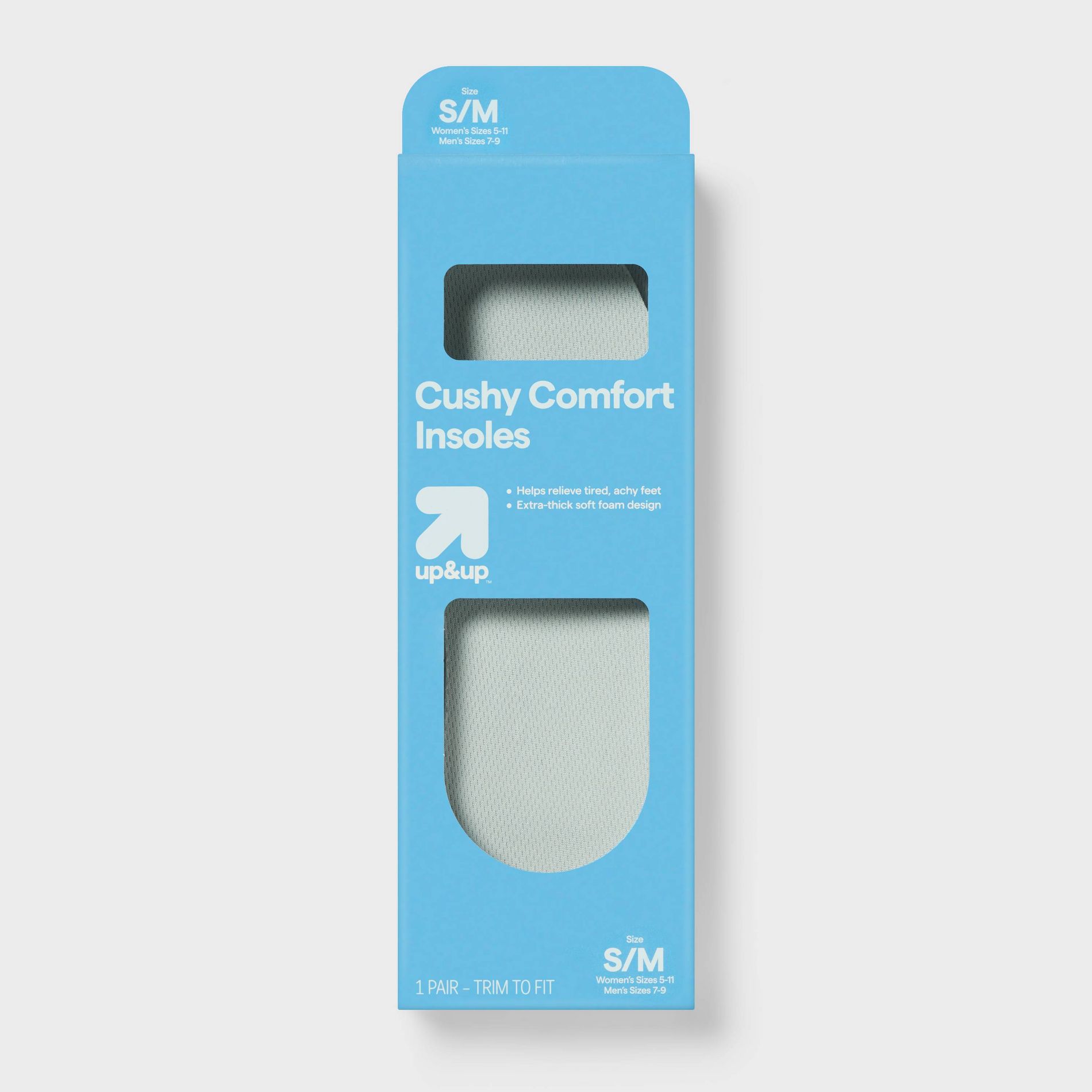 Cushy Comfort Shoe Insoles - S/M - up&up™