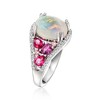 Ross-Simons Opal and 1.25 ct. t.w. Multi-Gemstone Ring in Sterling Silver - 3 of 4